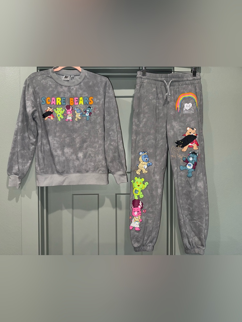 Care Bears x Universal Monsters Scare Bears Sweat Set Small Top/XS Bottoms